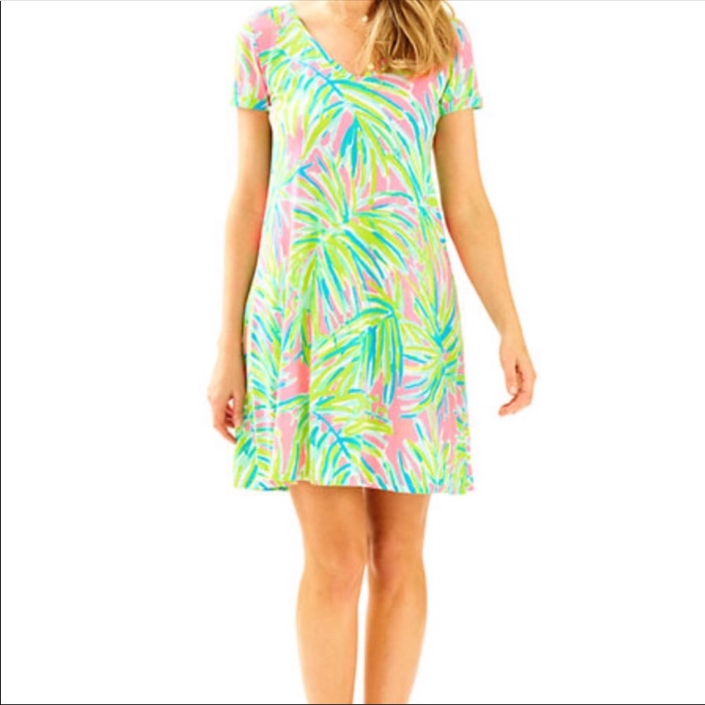 Lilly Pulitzer Jessica dress Tiki Royal Lime